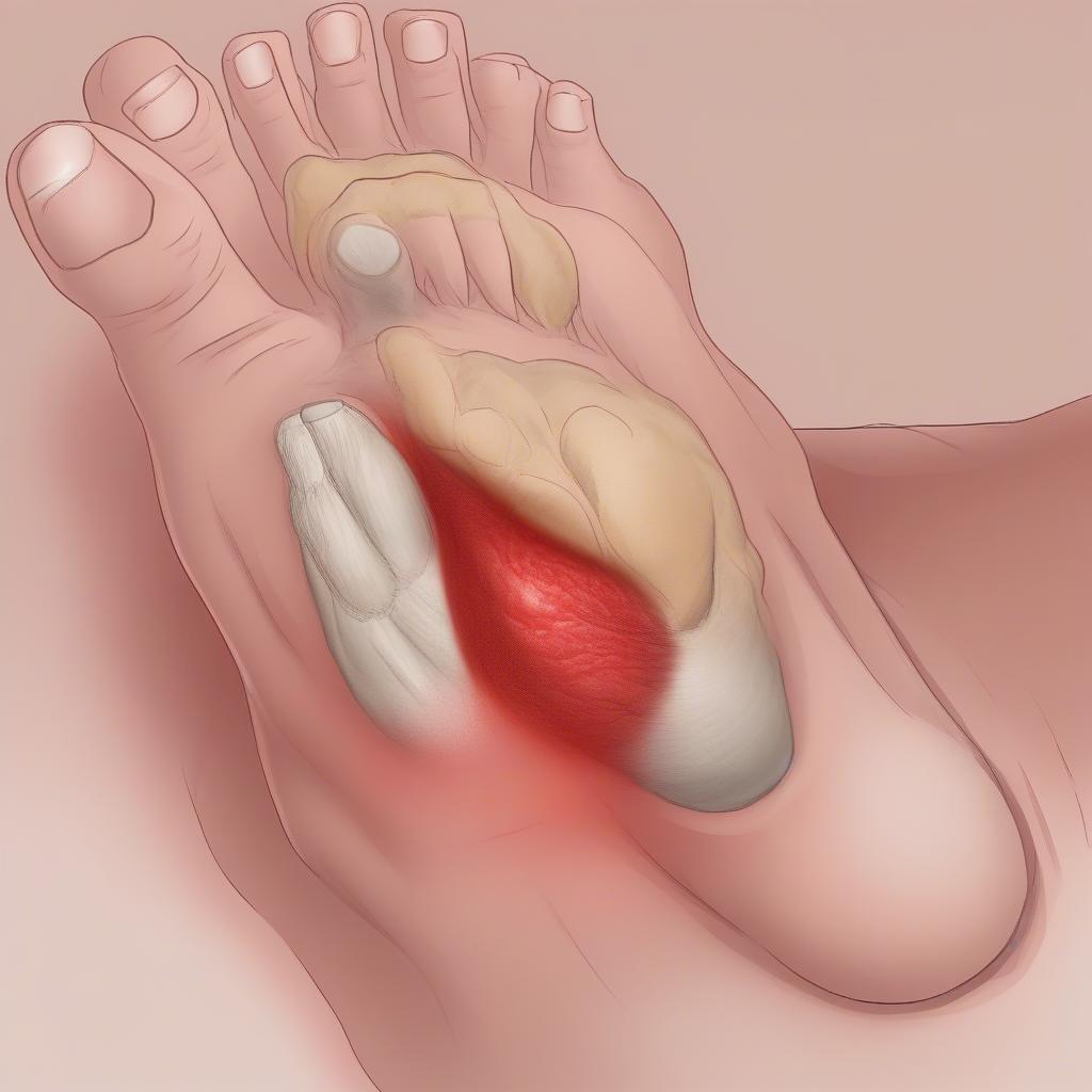 Sưng viêm khớp do gout