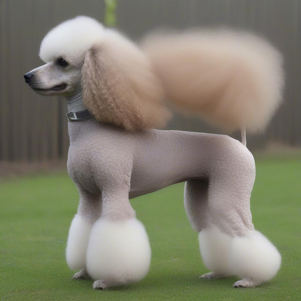 Thay đổi thể chất của Poodle mang thai