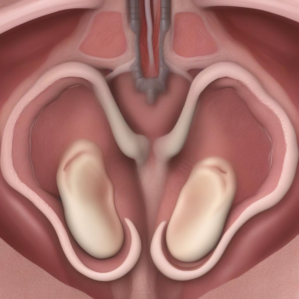 Normal Uterus vs. Prolapsed Uterus