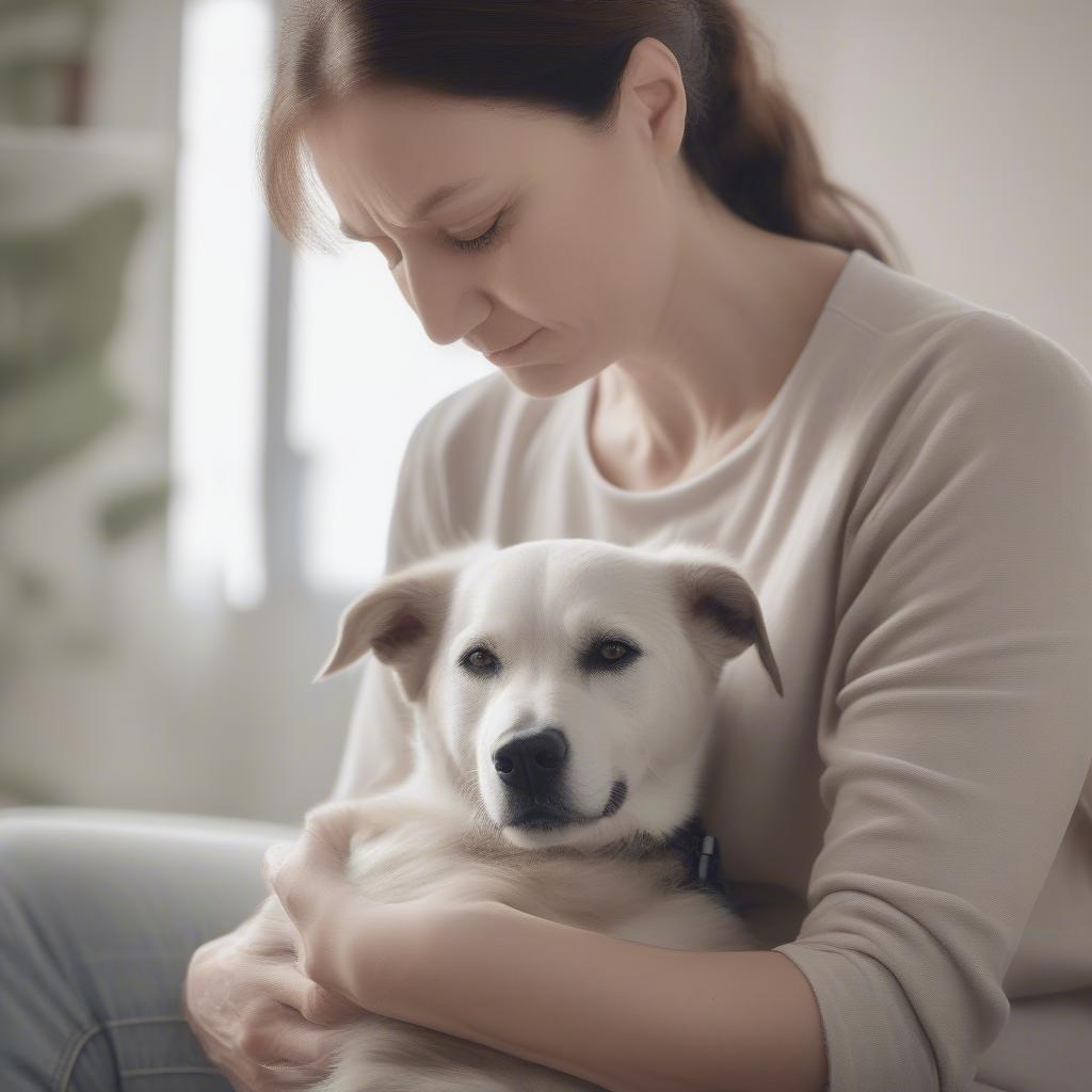 Chăm sóc chó sau sảy thai