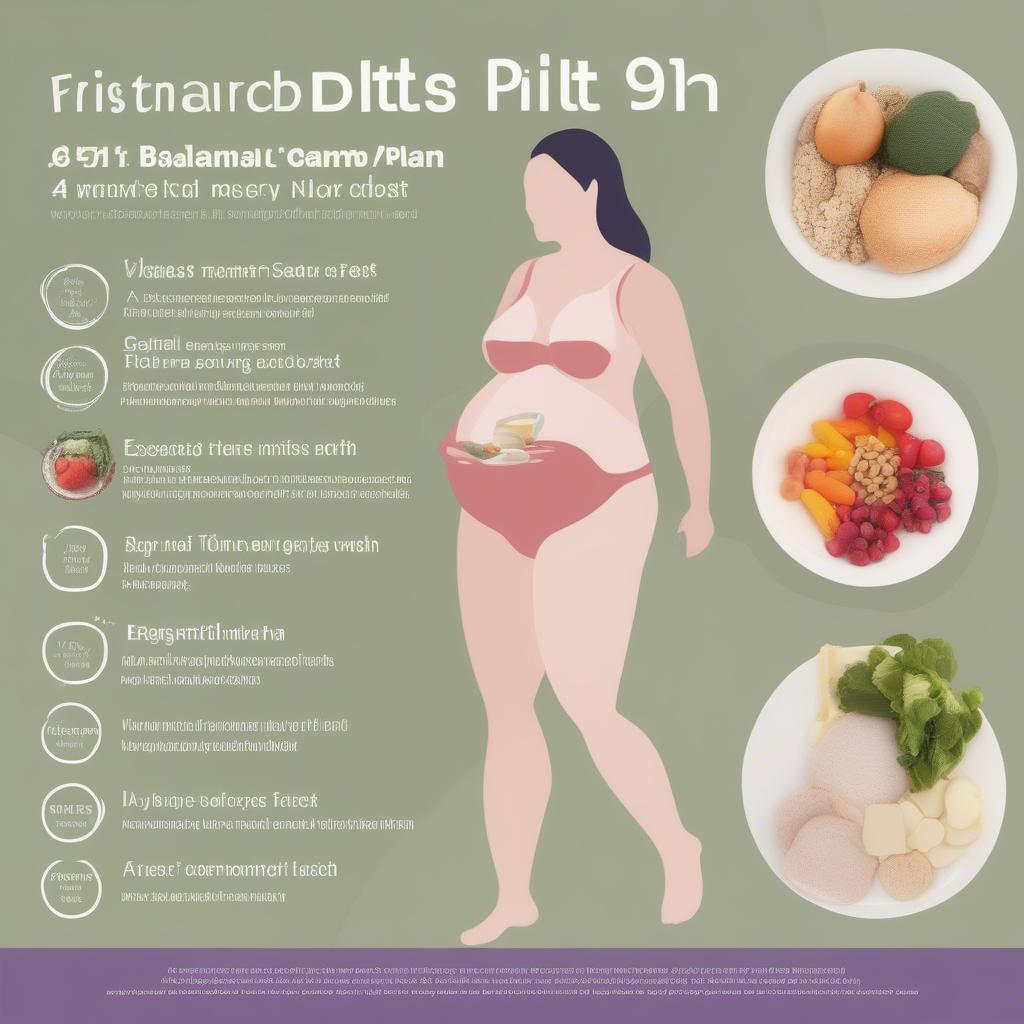 Nutritional plan for pregnant women