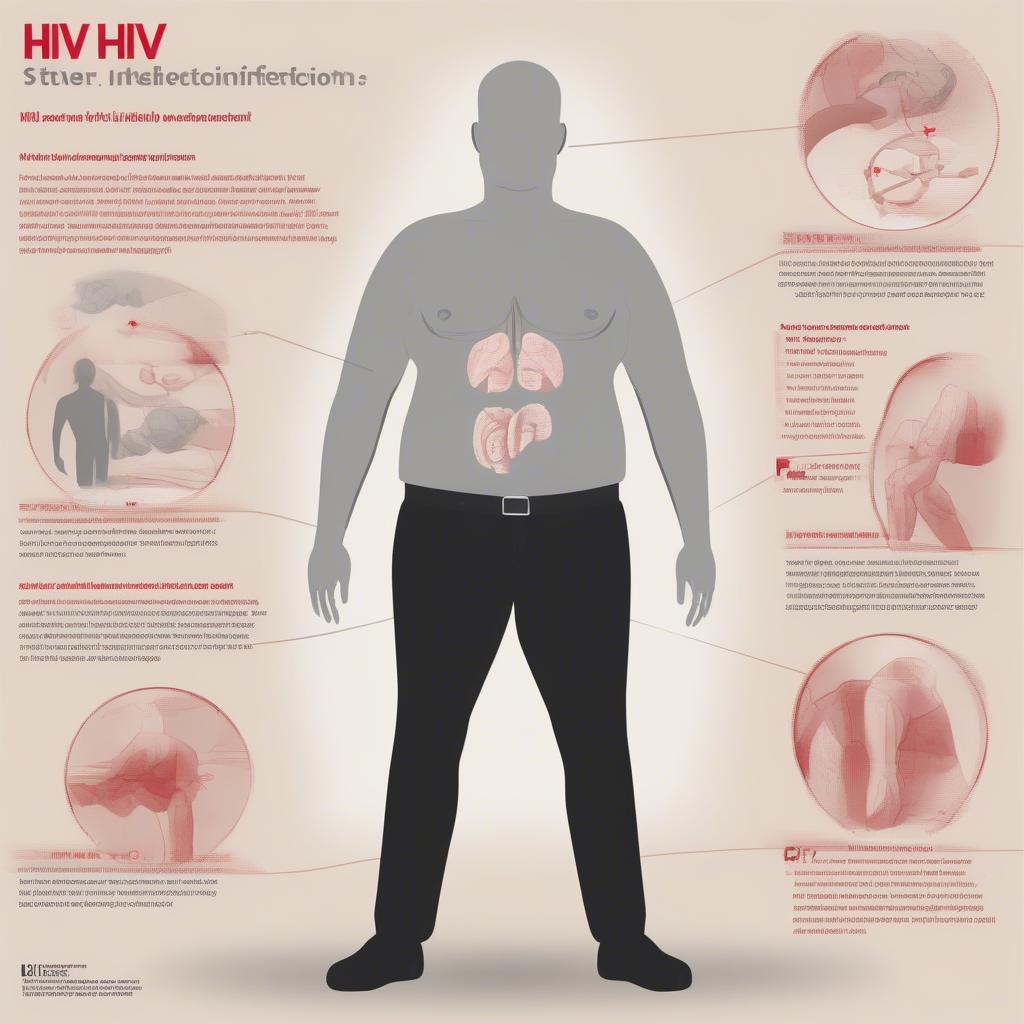 Dấu hiệu HIV giai đoạn muộn ở nam giới