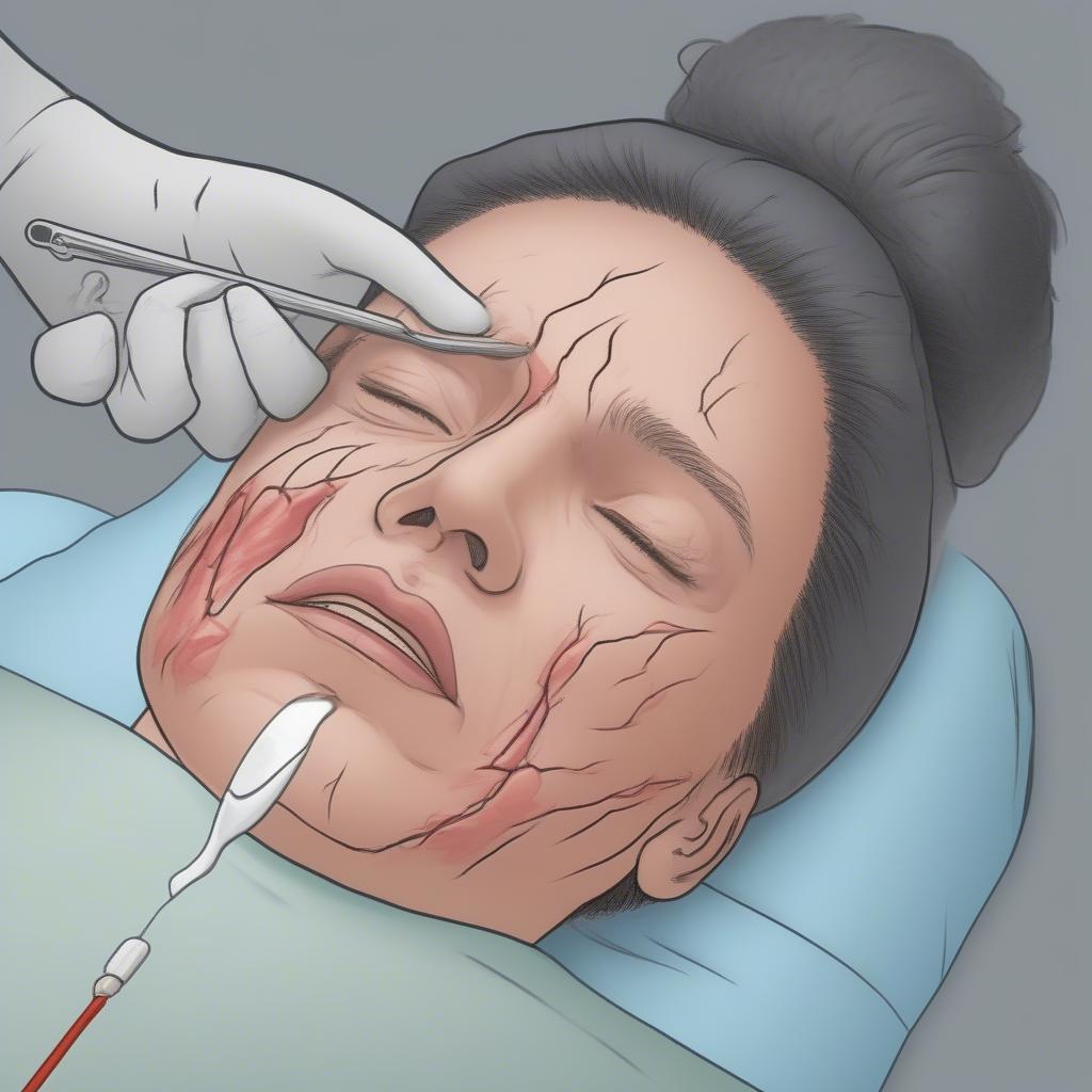 Đau vùng mổ