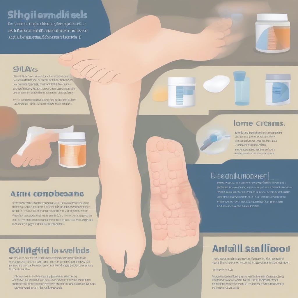 Điều trị zona thần kinh ở bàn chân: Thuốc kháng virus, kem bôi, chăm sóc tại nhà