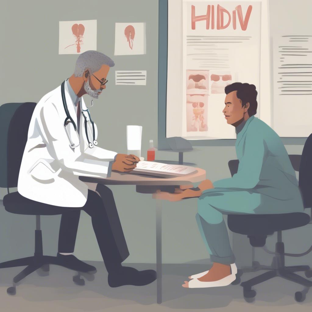 Gặp bác sĩ tư vấn về HIV