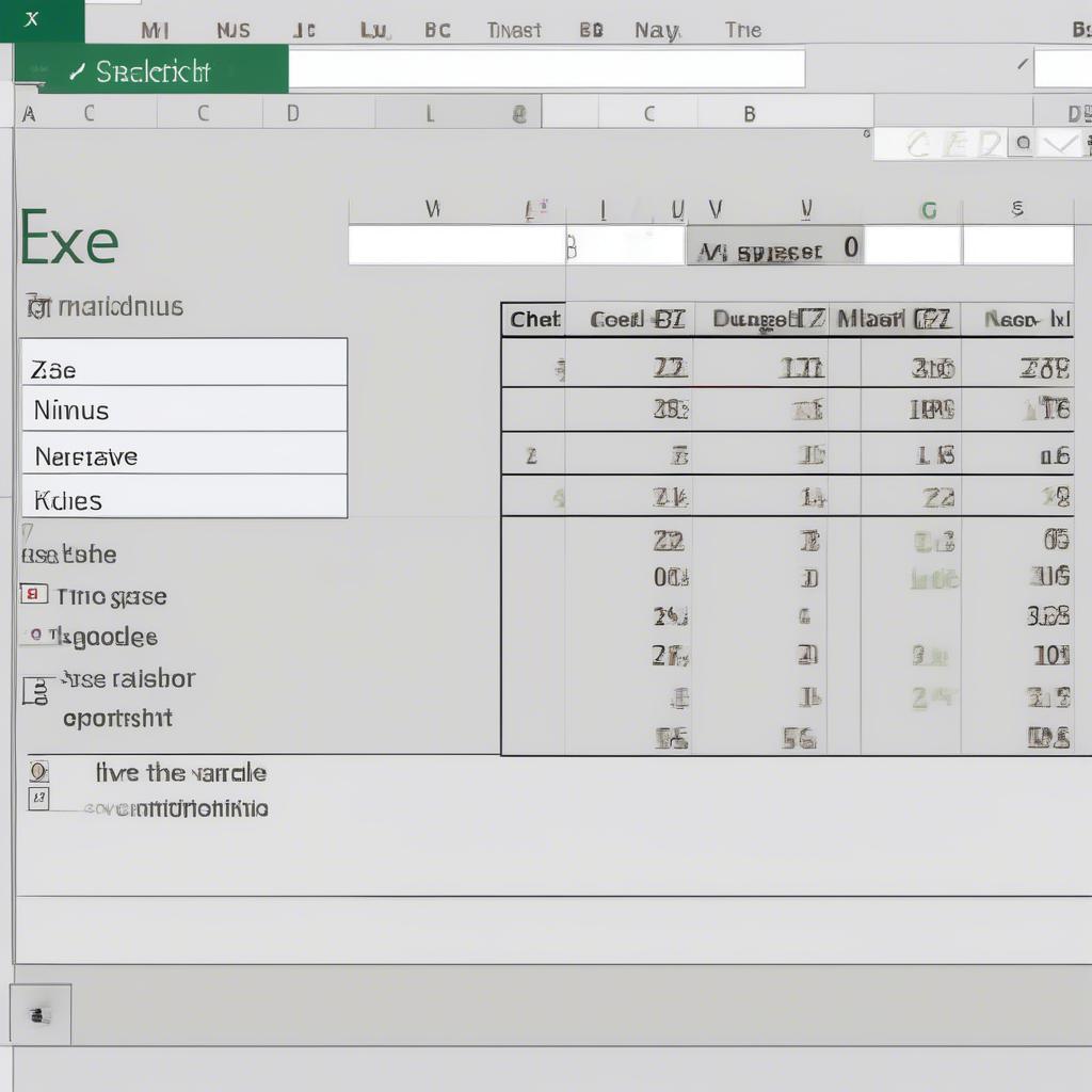 Basic Negative Sign Display in Excel