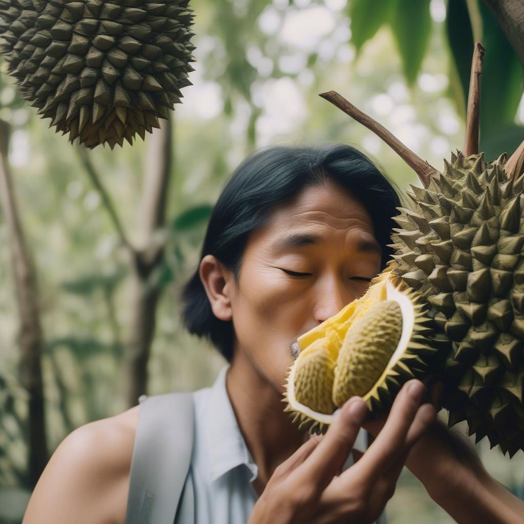 Ngửi mùi sầu riêng chín