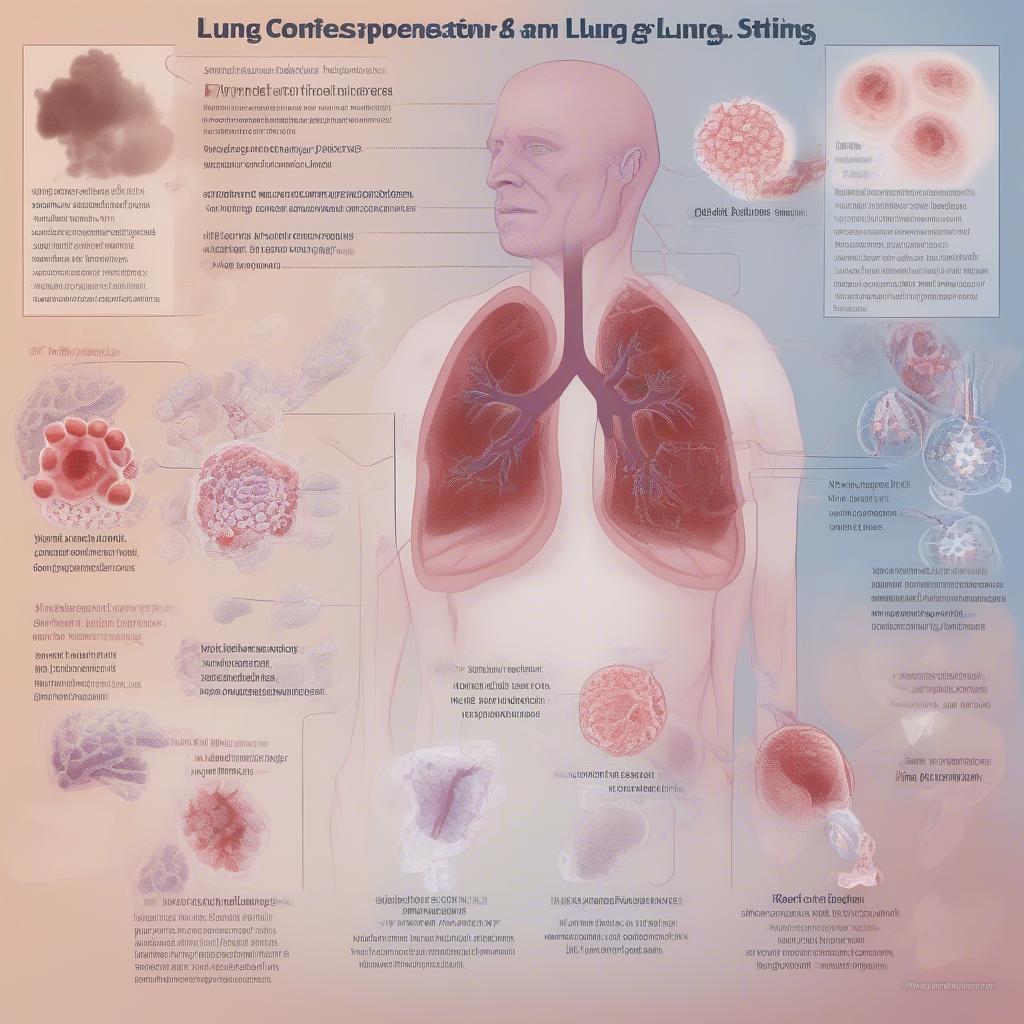 Nguyên nhân gây ra các dấu hiệu phổi: Nhiễm trùng, COPD, hen suyễn, ung thư phổi và các bệnh lý khác