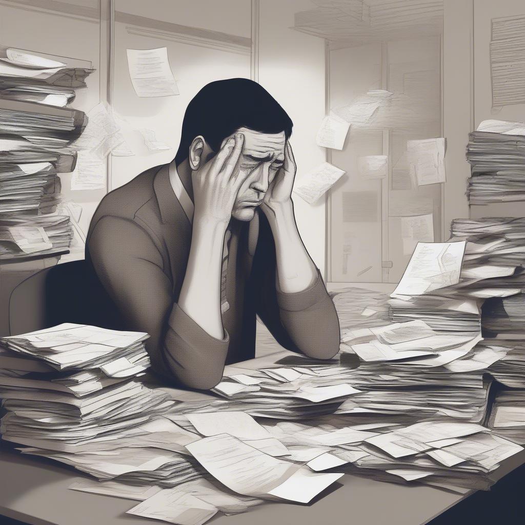 Áp lực công việc, stress kéo dài - Nguyên nhân của trầm cảm nặng