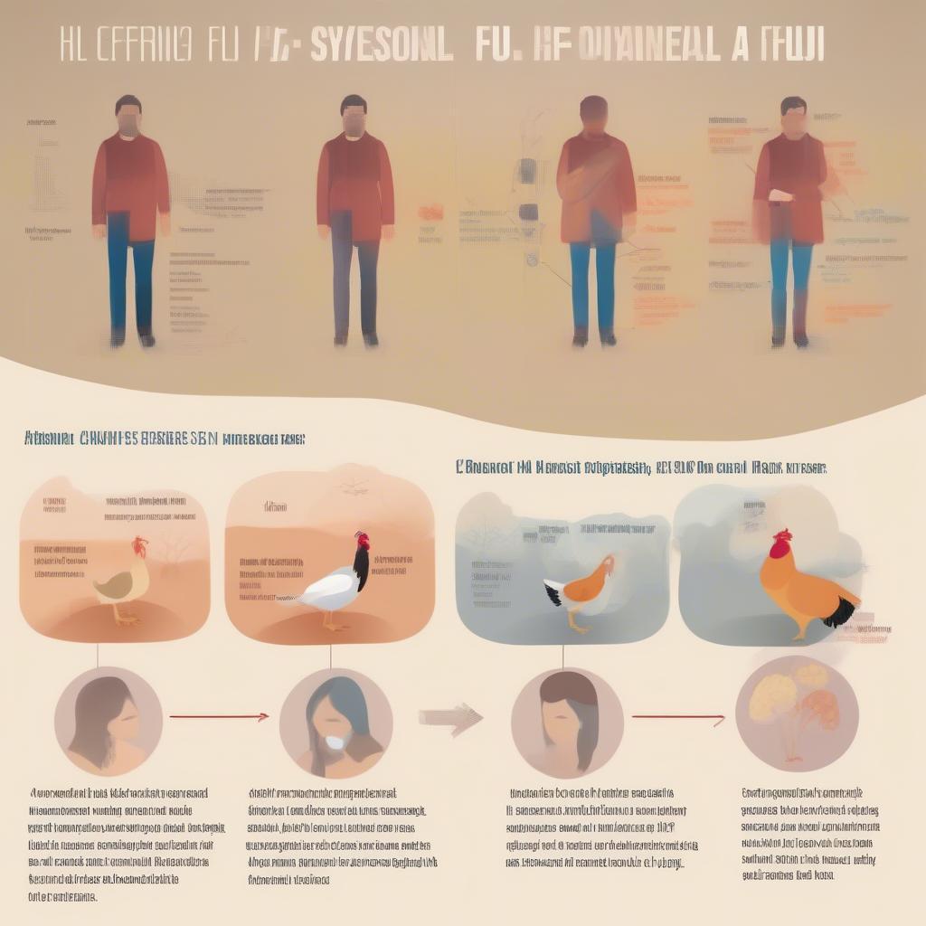 Phân biệt H5N1 và cúm mùa