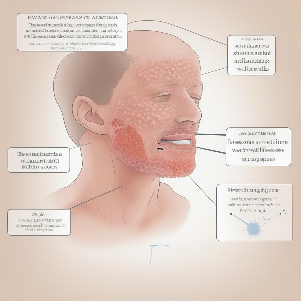 Các triệu chứng sùi mào gà ở họng