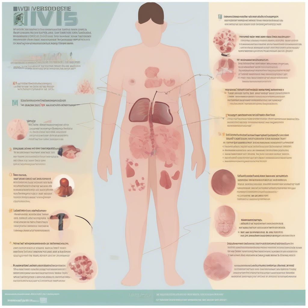 Các triệu chứng HIV giai đoạn muộn